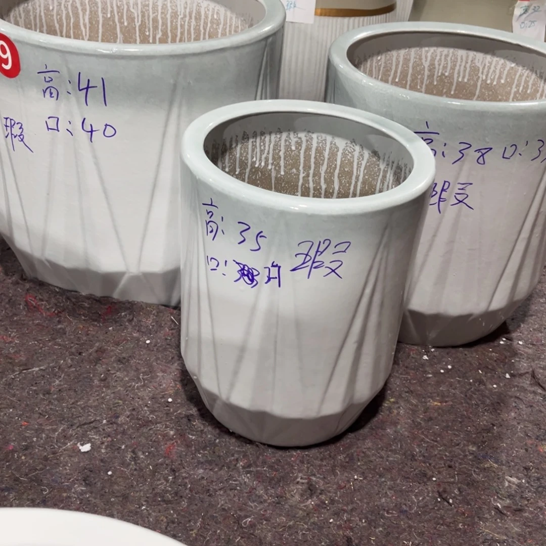 渐变钻石一套三个花盆