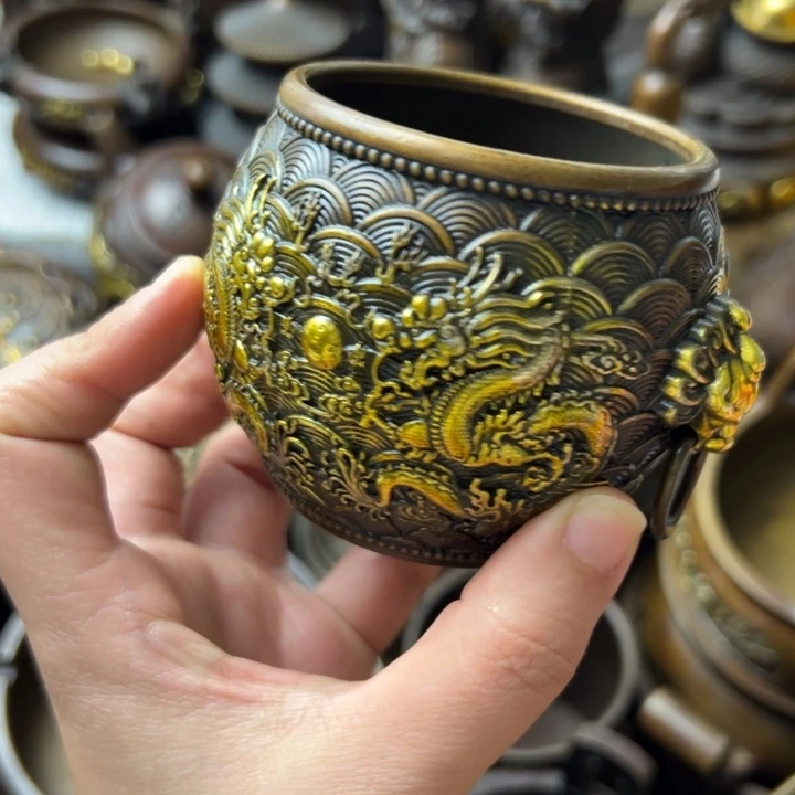 精美铜器摆件藏收