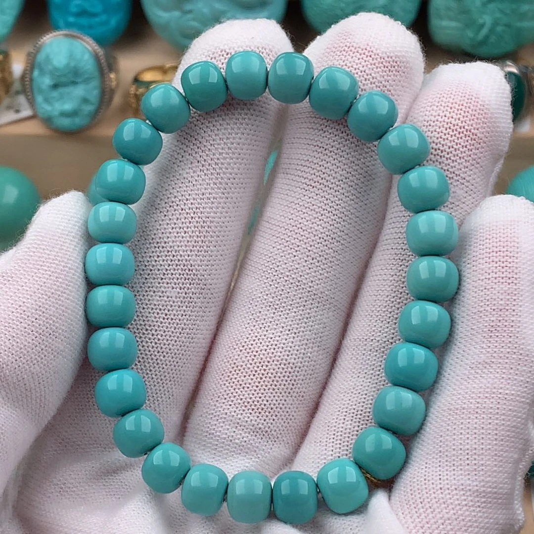 绿松石配饰未镶嵌单圈卡7