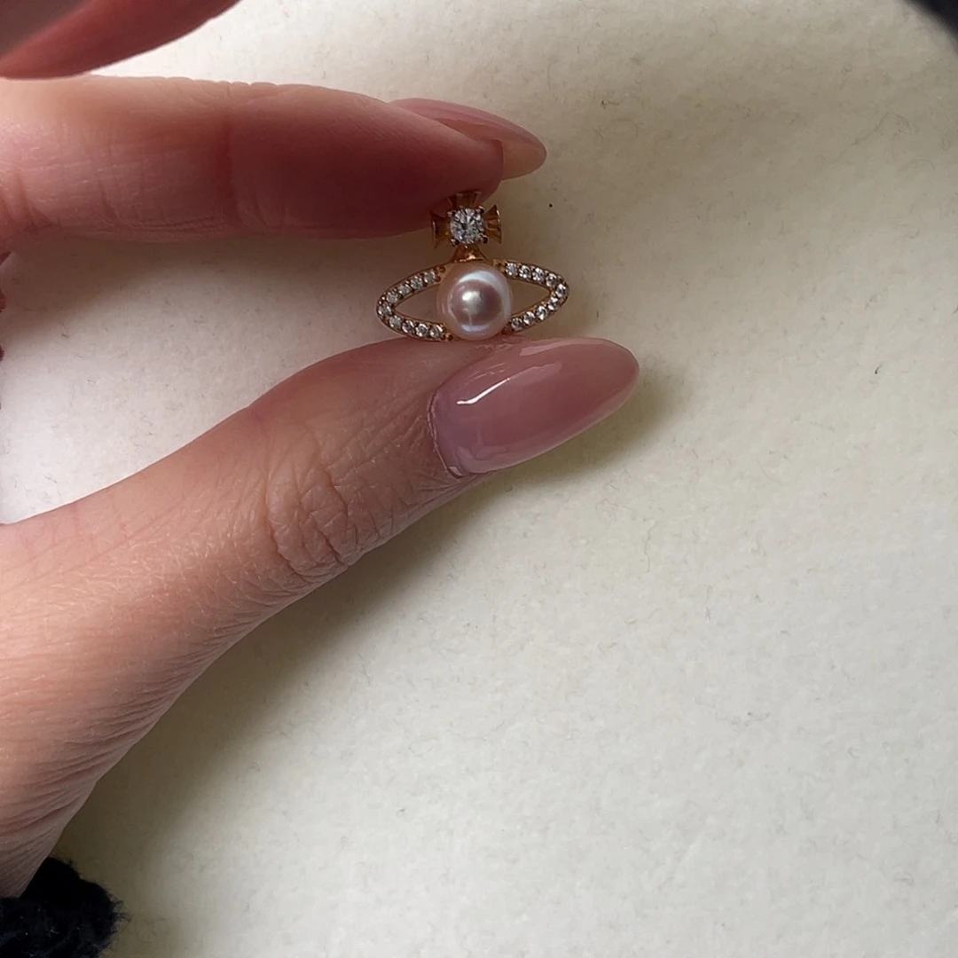 银S925镶嵌海水珍珠颈饰