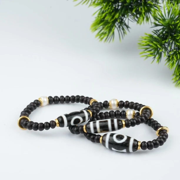 壹加师姐｜手工设计紫金钵盂td玛瑙手串多样性发一1136J