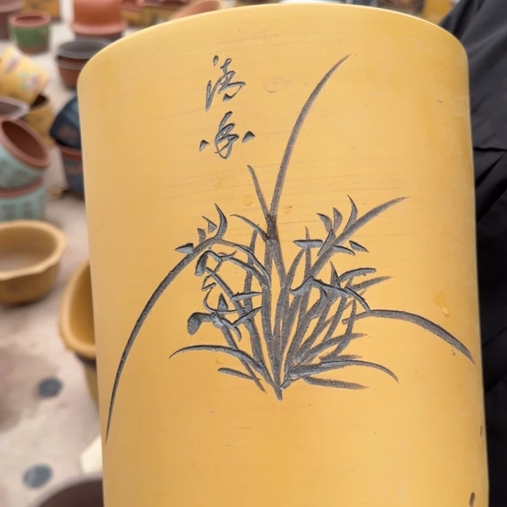 紫砂花盆口径17.22口径