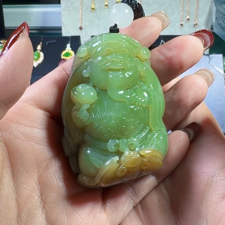 和田玉（黄玉）颈饰未镶嵌全*