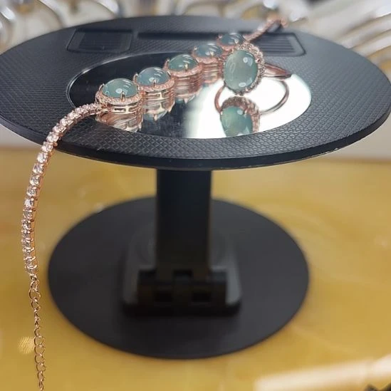 翡翠未镶嵌挂件手链