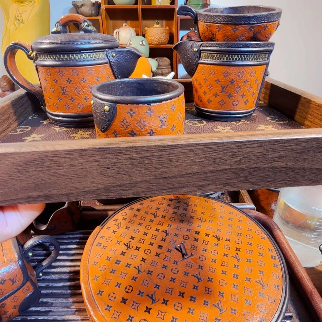 H***品紫砂茶叶盒纯手工制作过程就是