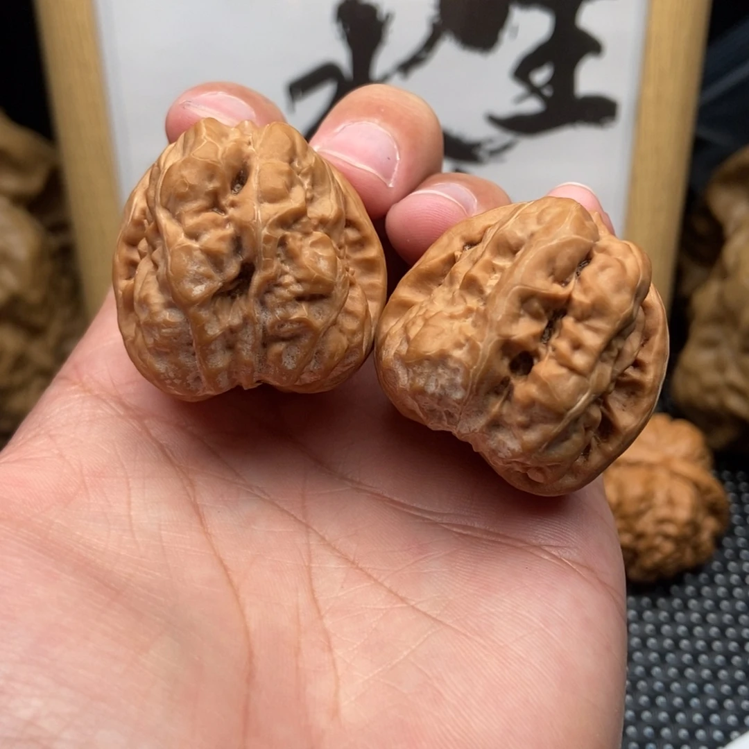 吊坠文玩核桃35全品开背蛙