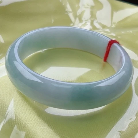 翡翠手镯未镶嵌正55.8无纹裂48小时鉴赏期