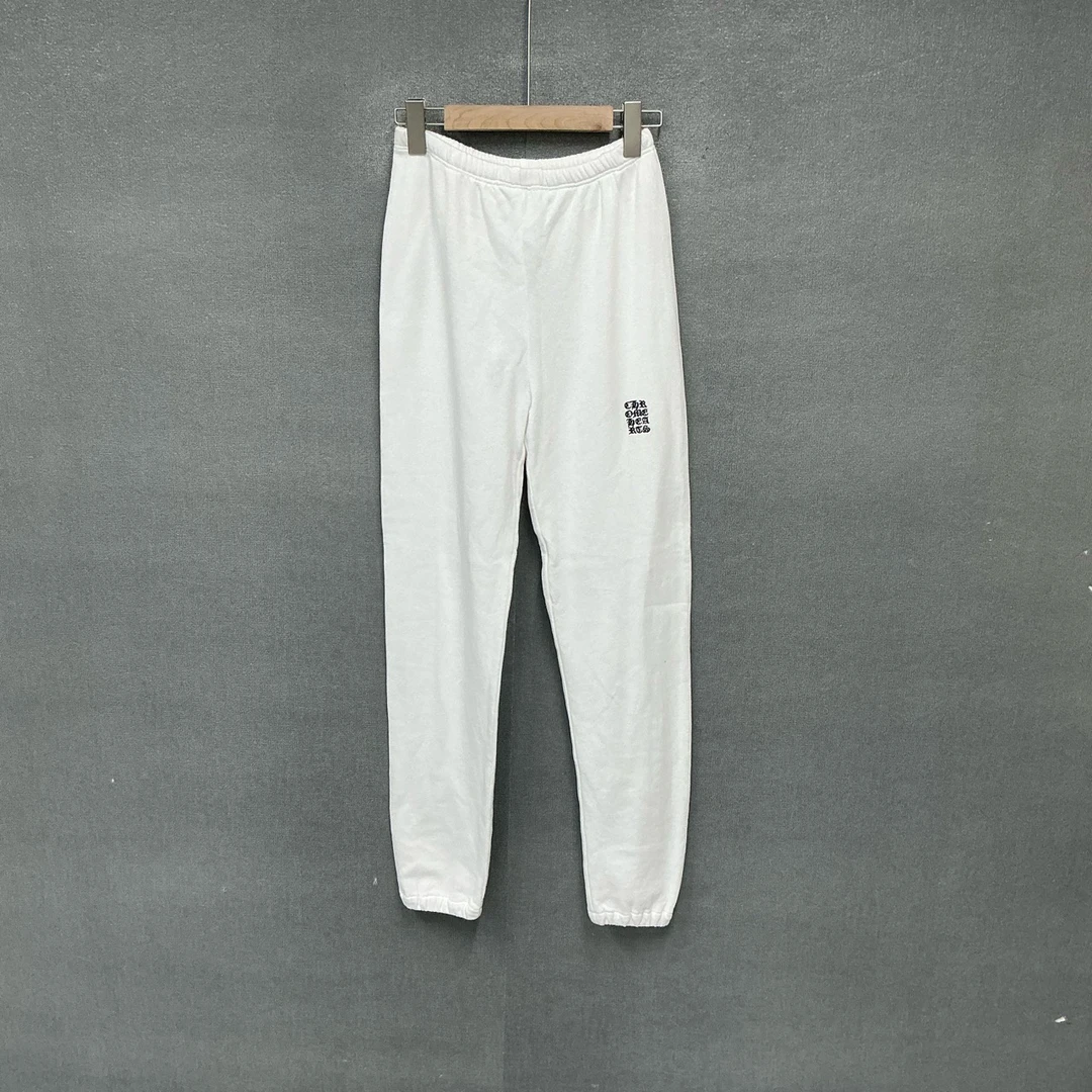 99新 Chrome Hearts/克罗心 梵文十字刺绣束脚卫裤 99新XS码 4534