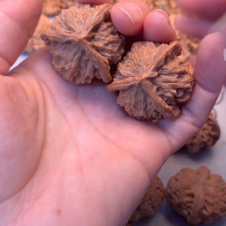 把件文玩核桃盘山三棱36