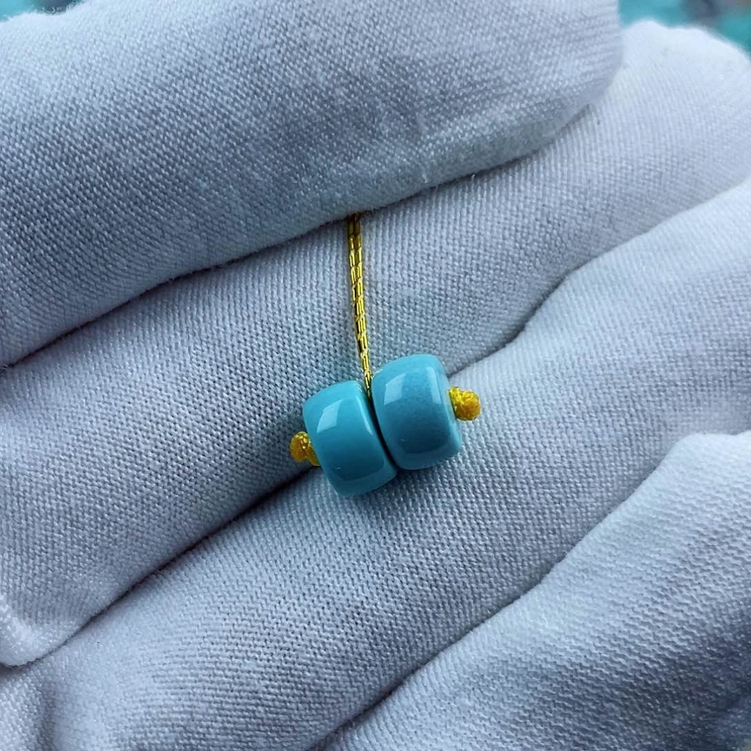 未镶嵌绿松石珠宝奇石8mm+