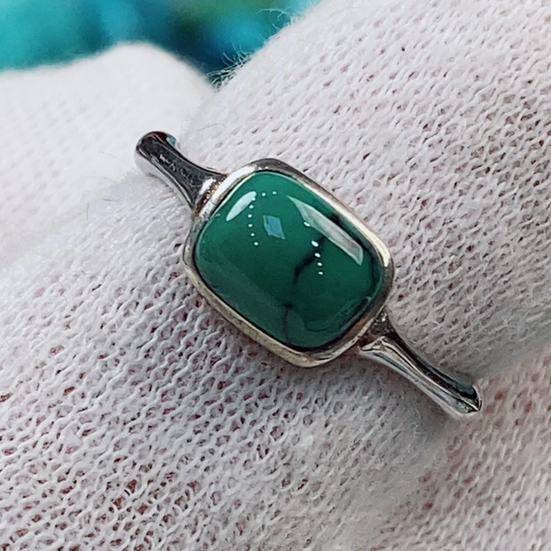 绿松石银S925镶嵌珠宝奇石