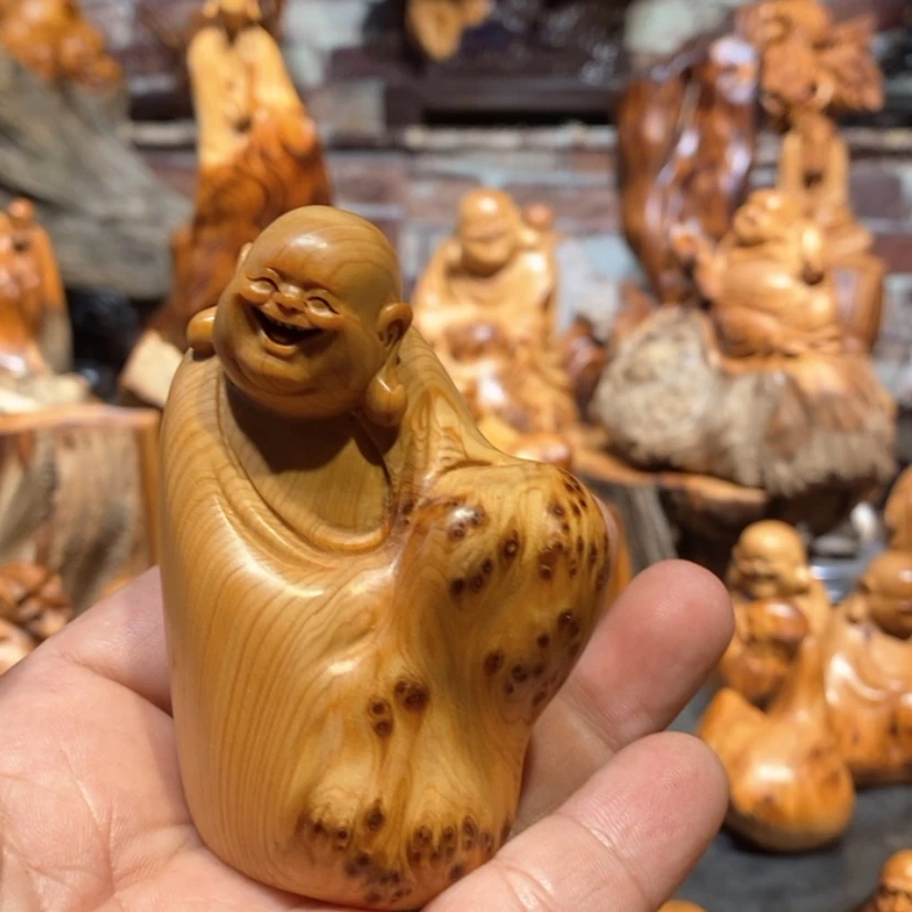 【闪购商品】柏木崖柏根雕摆件