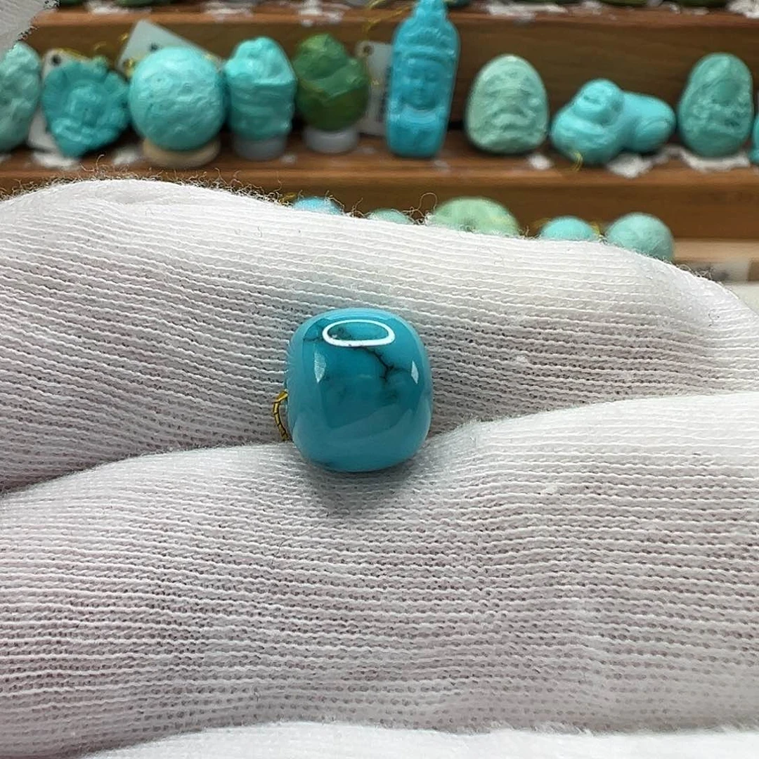 绿松石老型珠 未镶嵌