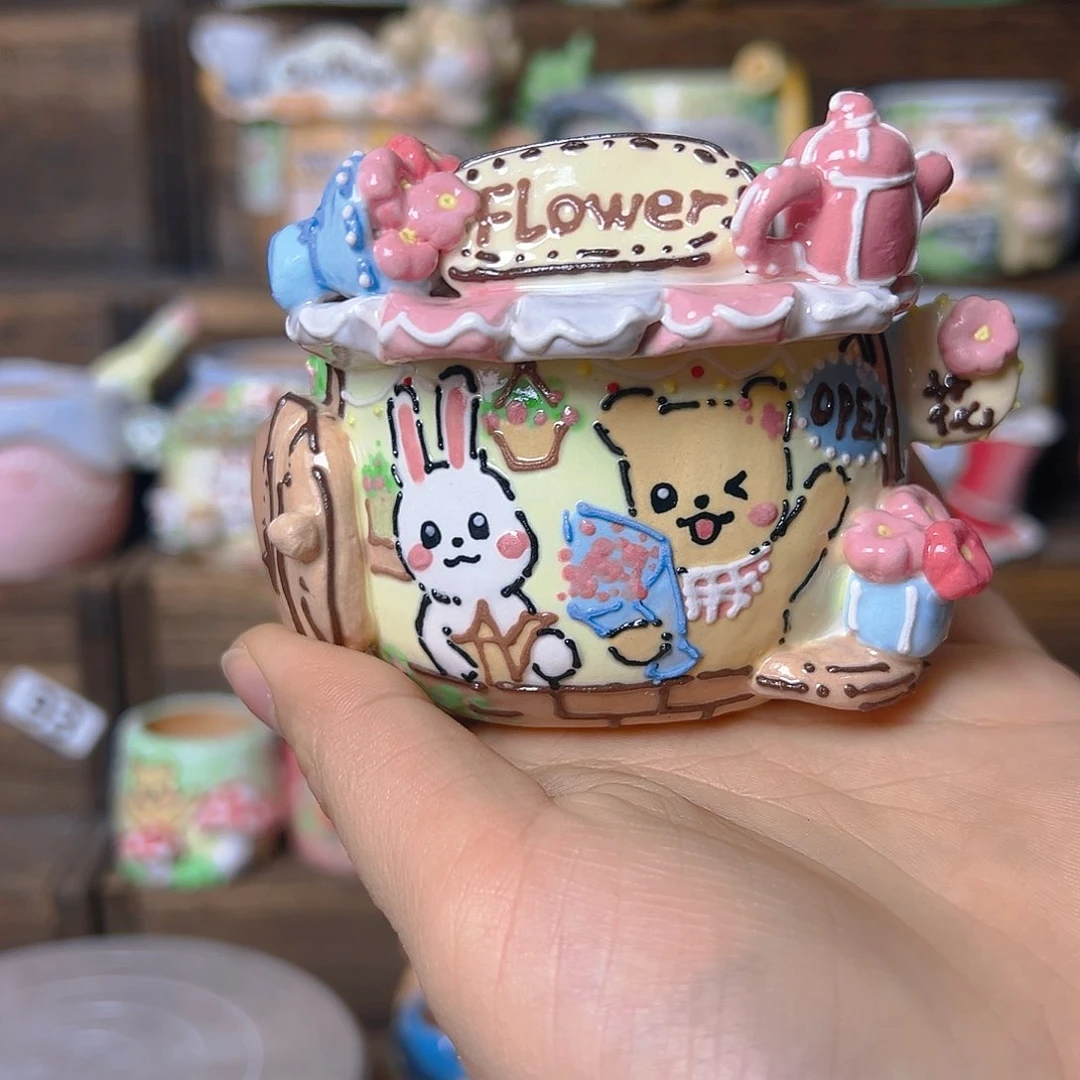 红陶K****f老梧家多肉花盆