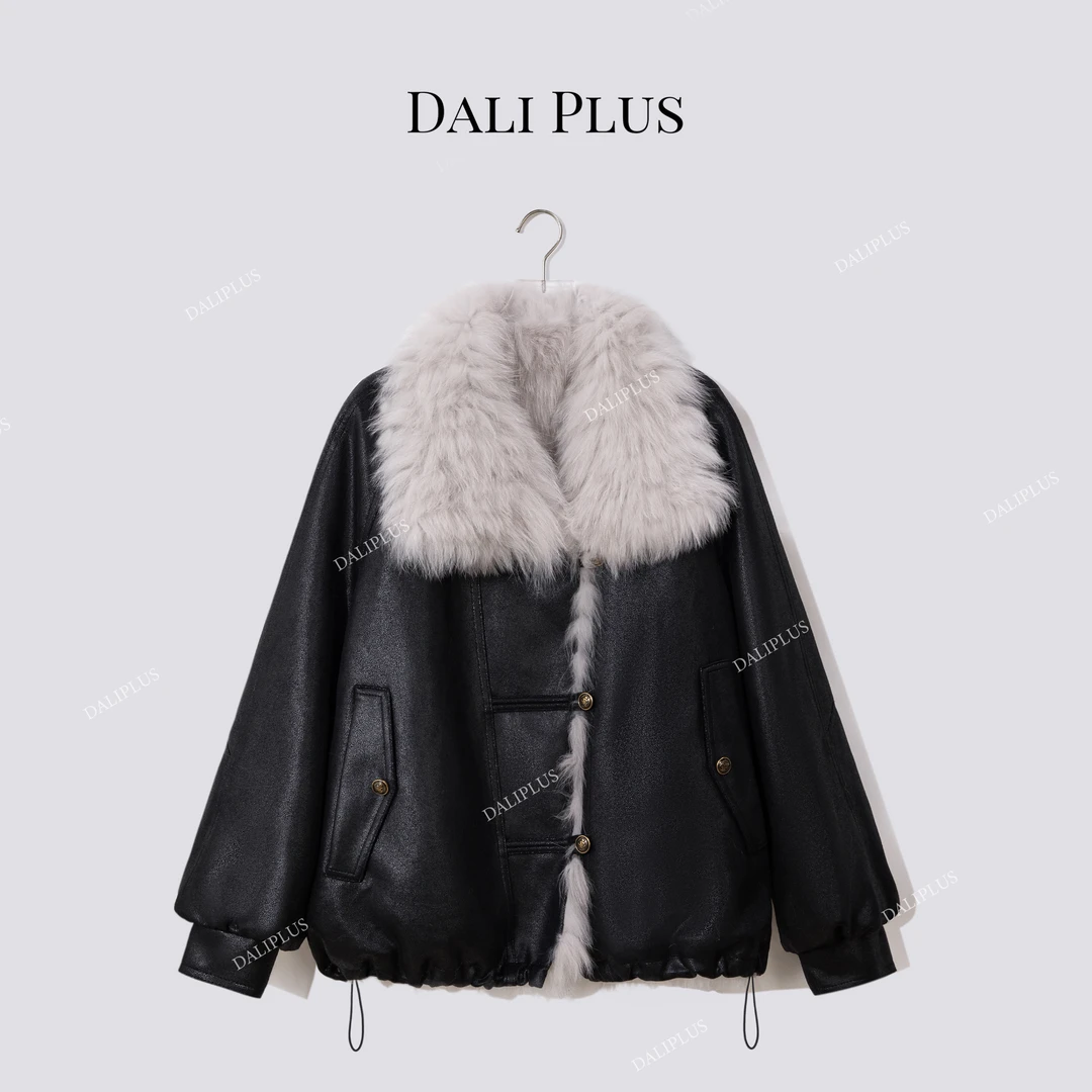 DALI PLUS“两穿狐狸毛派克服”加厚保暖皮衣派克服-D5CH5469