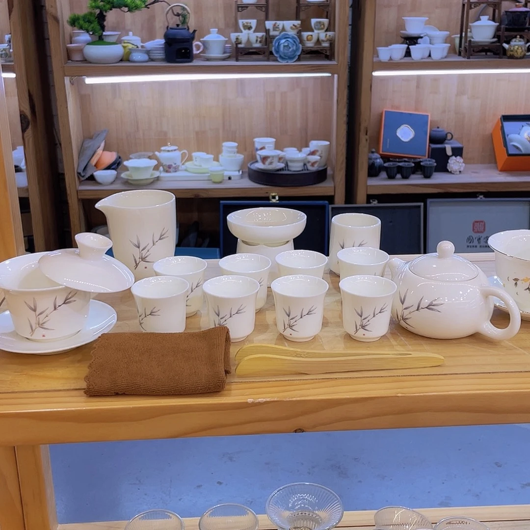 紫竹紫罗兰羊脂玉套装