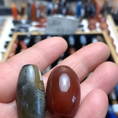 玛瑙/玉髓颈饰合金壹**玖