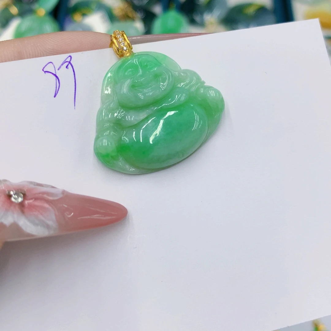 颈饰未镶嵌翡翠佛