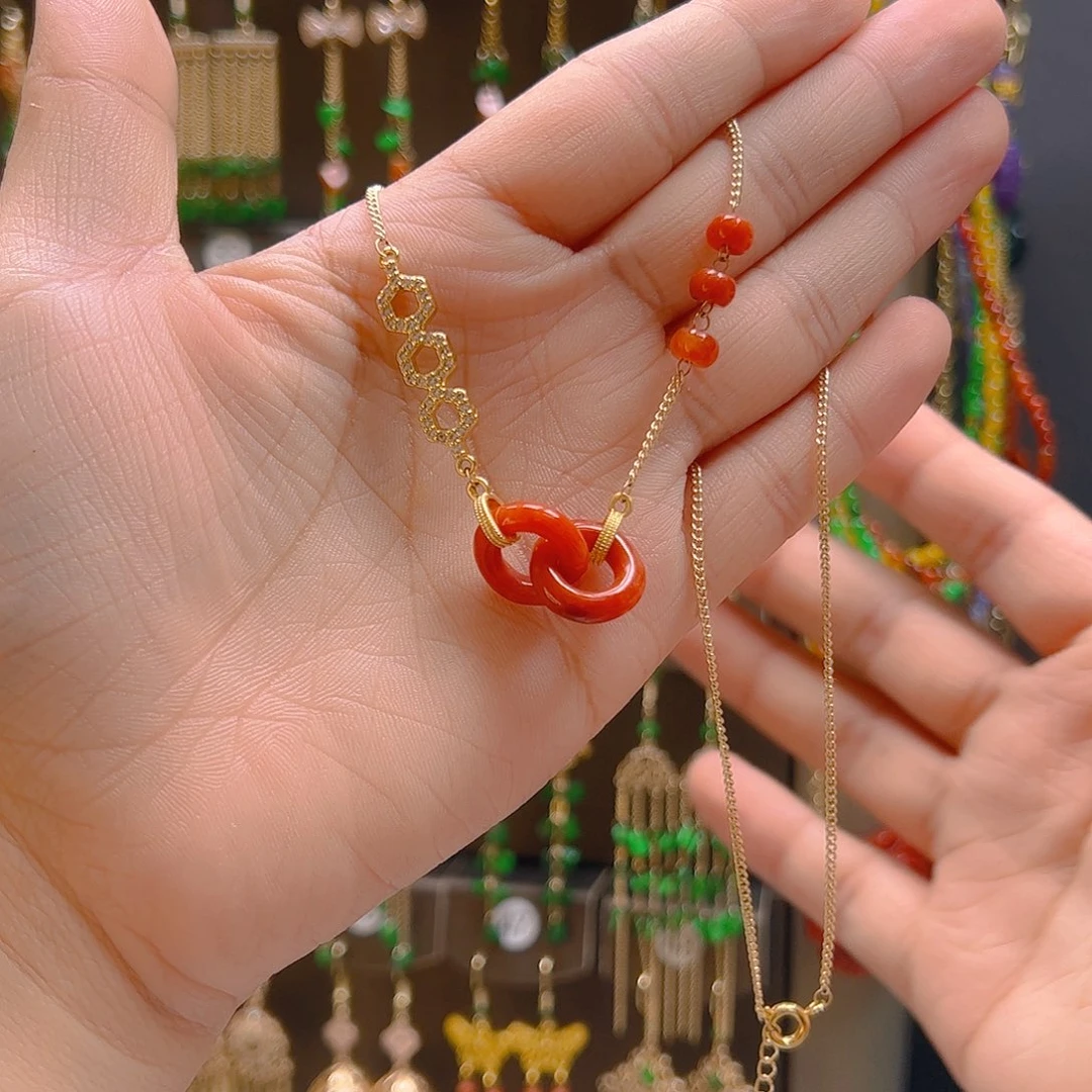 未镶嵌翡翠耳坠翡翠