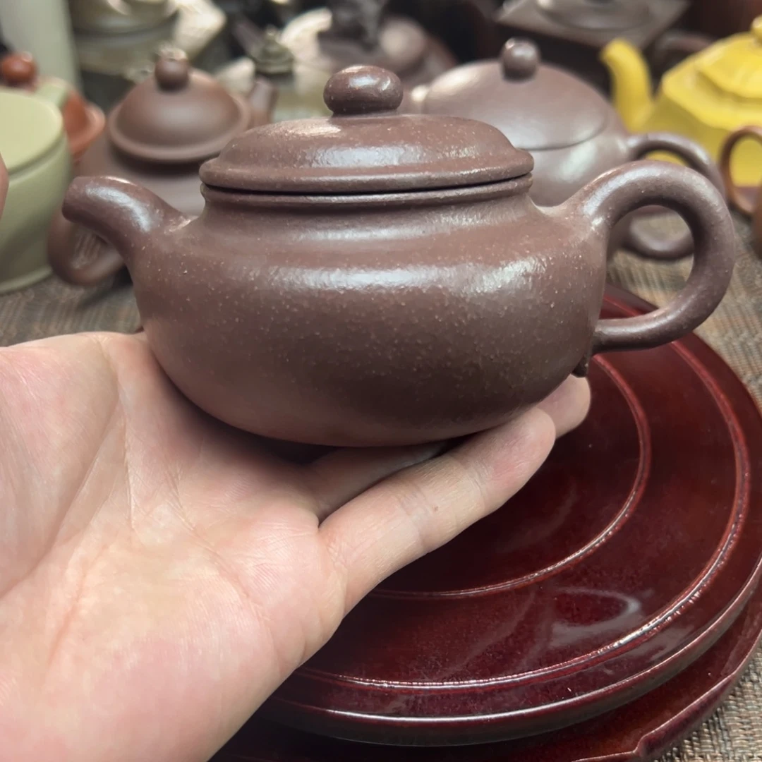 紫砂茶壶宜兴原矿紫砂壶200毫升容量