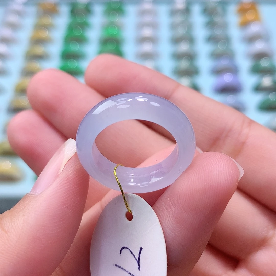 未镶嵌戒指翡翠12圈