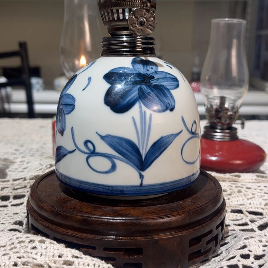 摆件景德镇陶瓷香薰灯