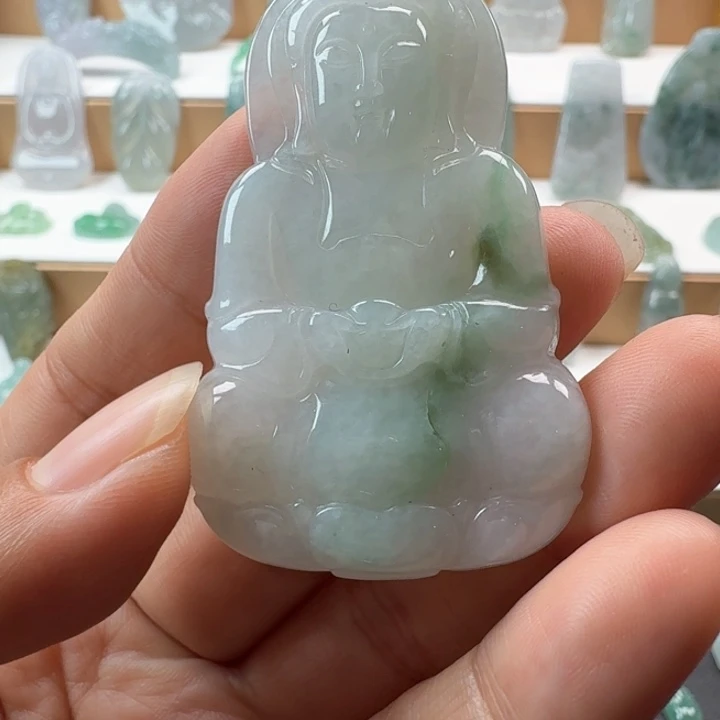 翡翠未镶嵌项链翡翠