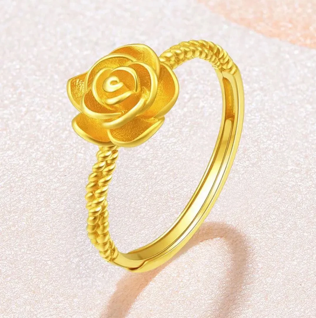 274【小别克珠宝-玫瑰花戒指】