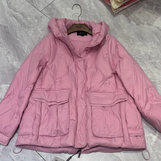 金影奇86177 高品质面料冬款大码女装羽绒服