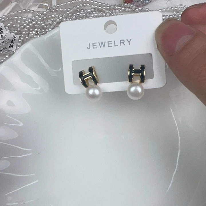 银S925镶嵌天然珍珠淡水珍珠