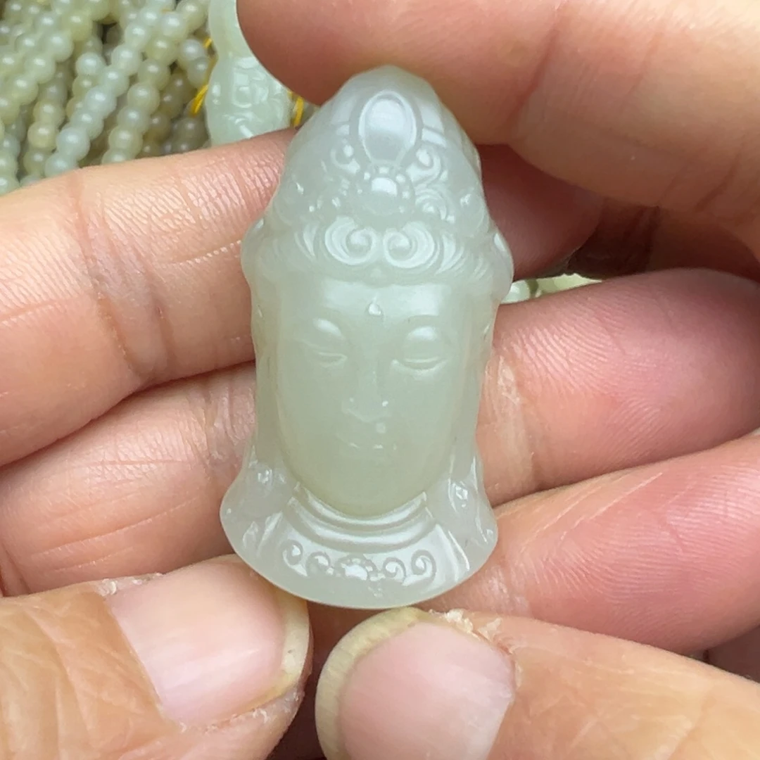 和田玉（糖玉）未镶嵌吊坠(不含链)