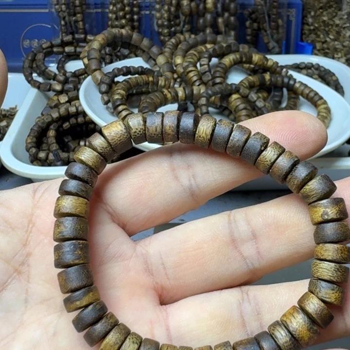 沉香手串雅*O乌身手串6克加