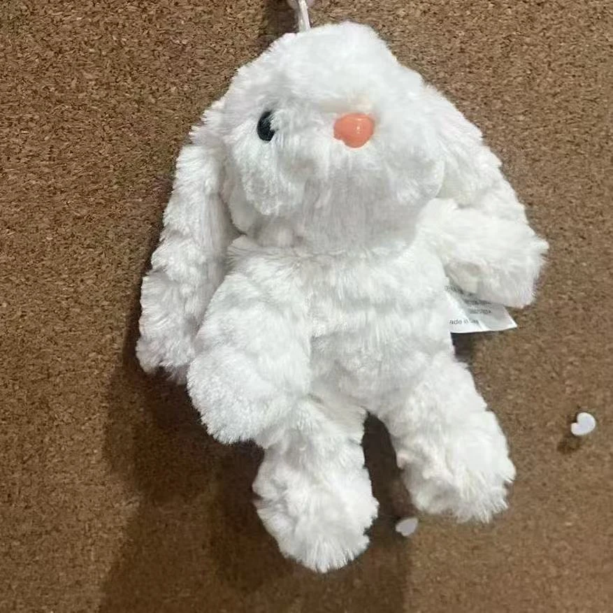 美少女垂耳兔玩偶毛绒兔子高颜值钥匙扣可爱公仔挂件礼物卡通挂饰