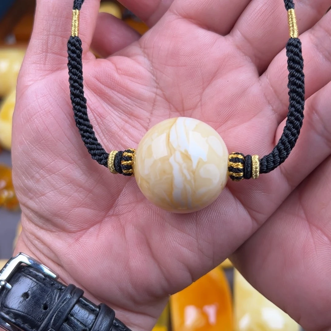 未镶嵌颈饰琥珀纯天然蜜蜡