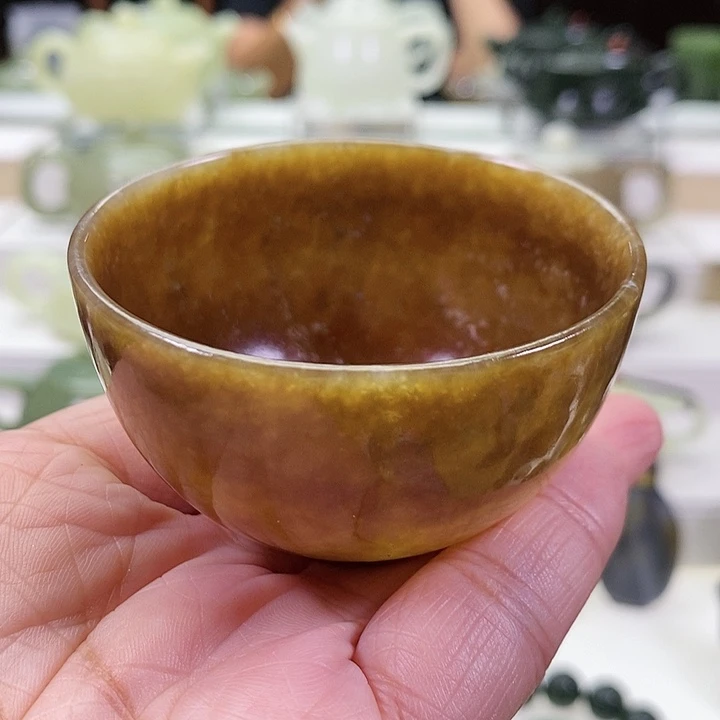 未镶嵌和田玉挂件茶杯65ml
