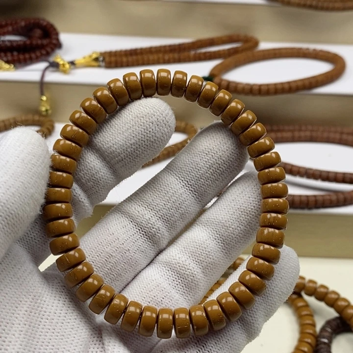 紫金鼠手串熊**༆紫金鼠鼠片手串