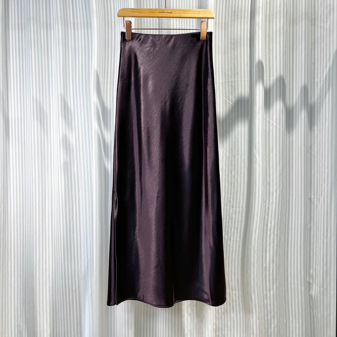 【萨拉迪恩】醋酸半裙气质时尚百搭女士半身裙优雅半裙