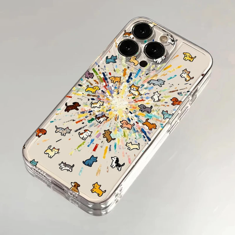 喵狗大爆炸手机壳适用于苹果17promax华为mate荣耀小米15OPPOVIVO