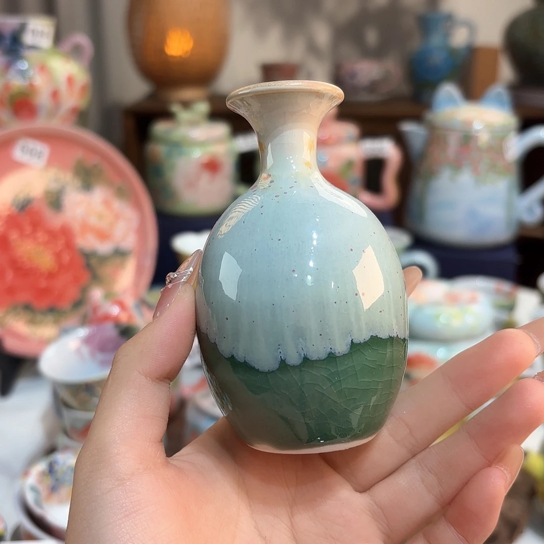 景德镇手绘高温釉下彩陶瓷茶具