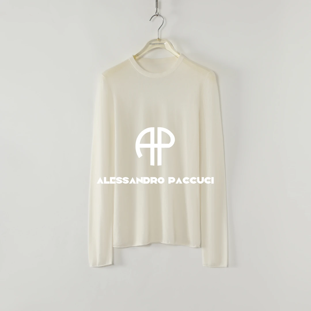 AP洛哥53182ST【黑标】三醋酸+山羊绒+莱赛尔圆领多色时尚套头衫