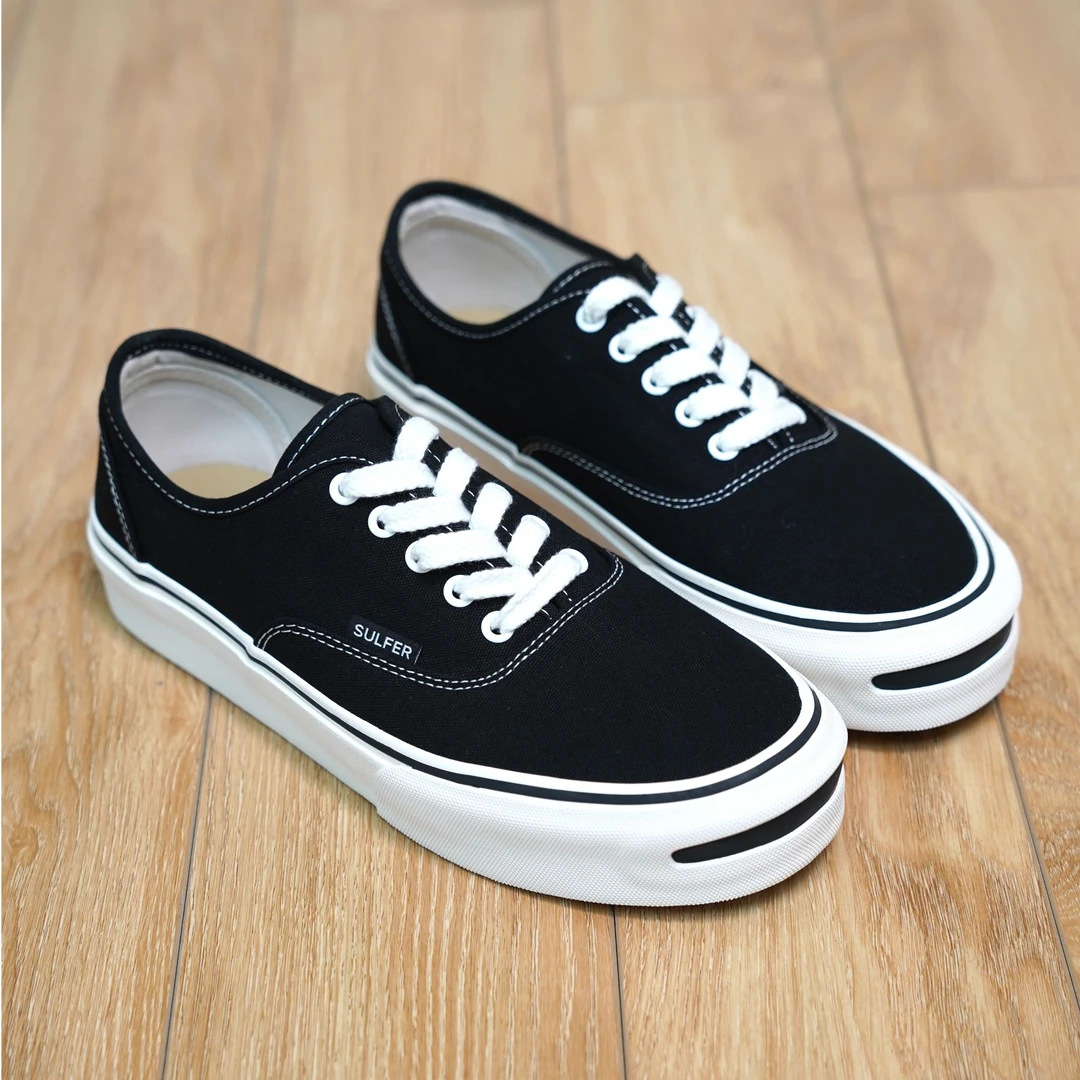 黑色开口笑帆布鞋日系硫化鞋百搭低帮软底平底cityboy穿搭透气