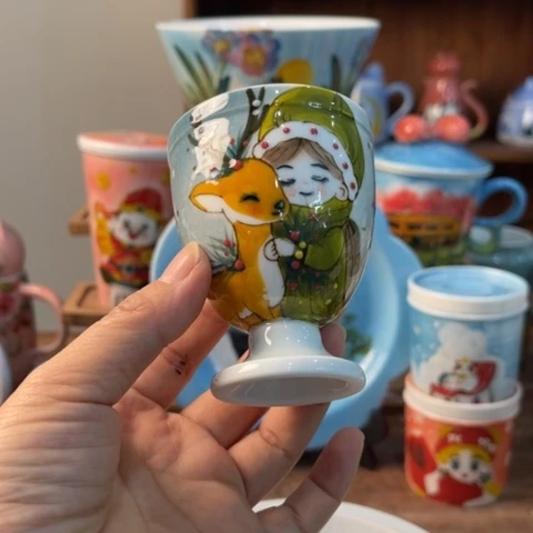 炉景德镇釉下手绘陶瓷