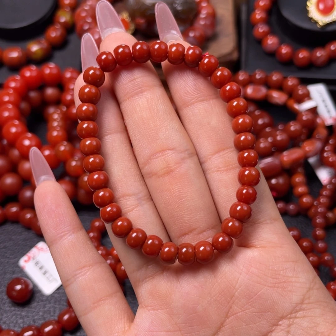 未镶嵌手链南红玛瑙
