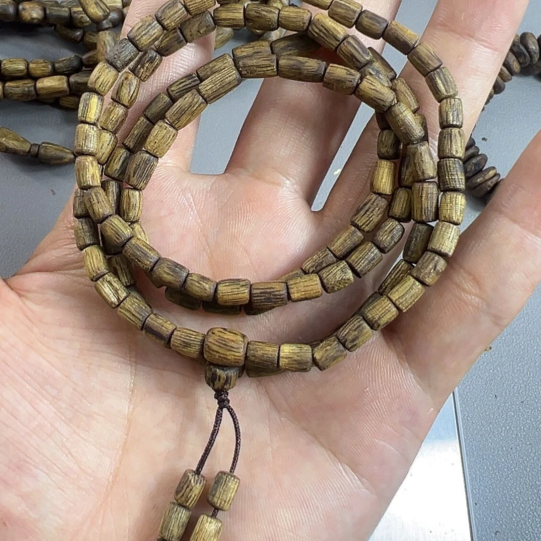 沉香枕沉香奇楠沉香树心油桶珠多圈