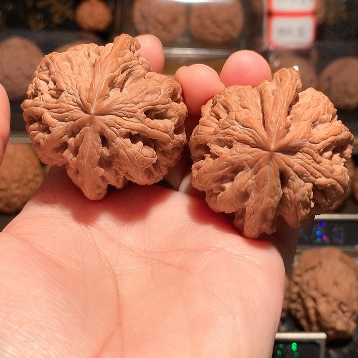 早***利文玩核桃把件粗筋