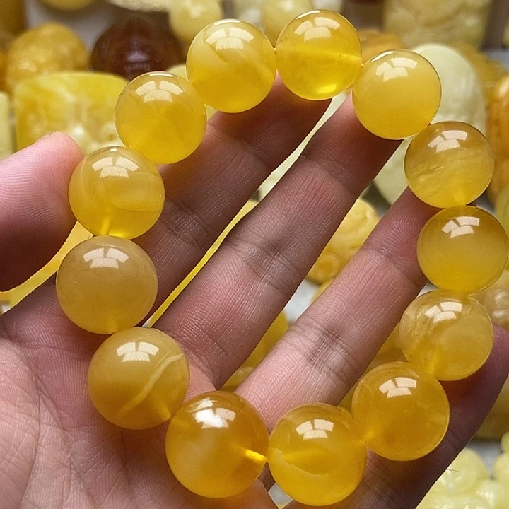 琥珀颈饰未镶嵌琥珀蜜蜡吊坠