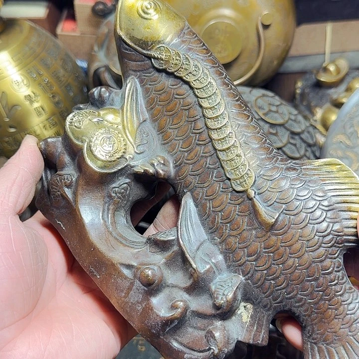 铜器摆件收收藏藏