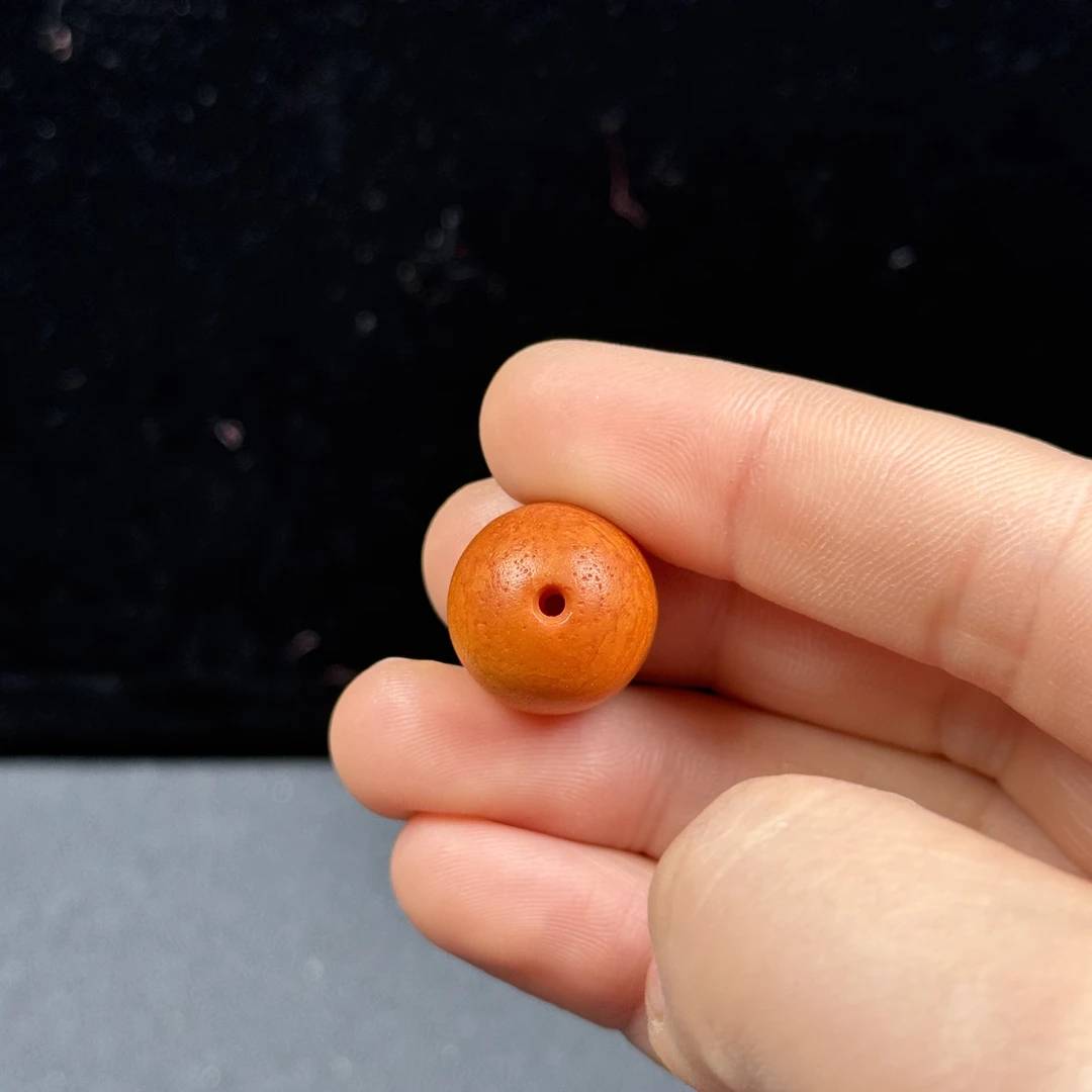 A2357天然原矿蜜蜡 老蜡枣珠15.6x18.4mm 2.7克抖音基地质检发货