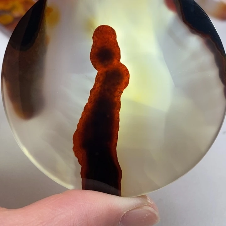 玛瑙/玉髓吊坠未镶嵌石***缘