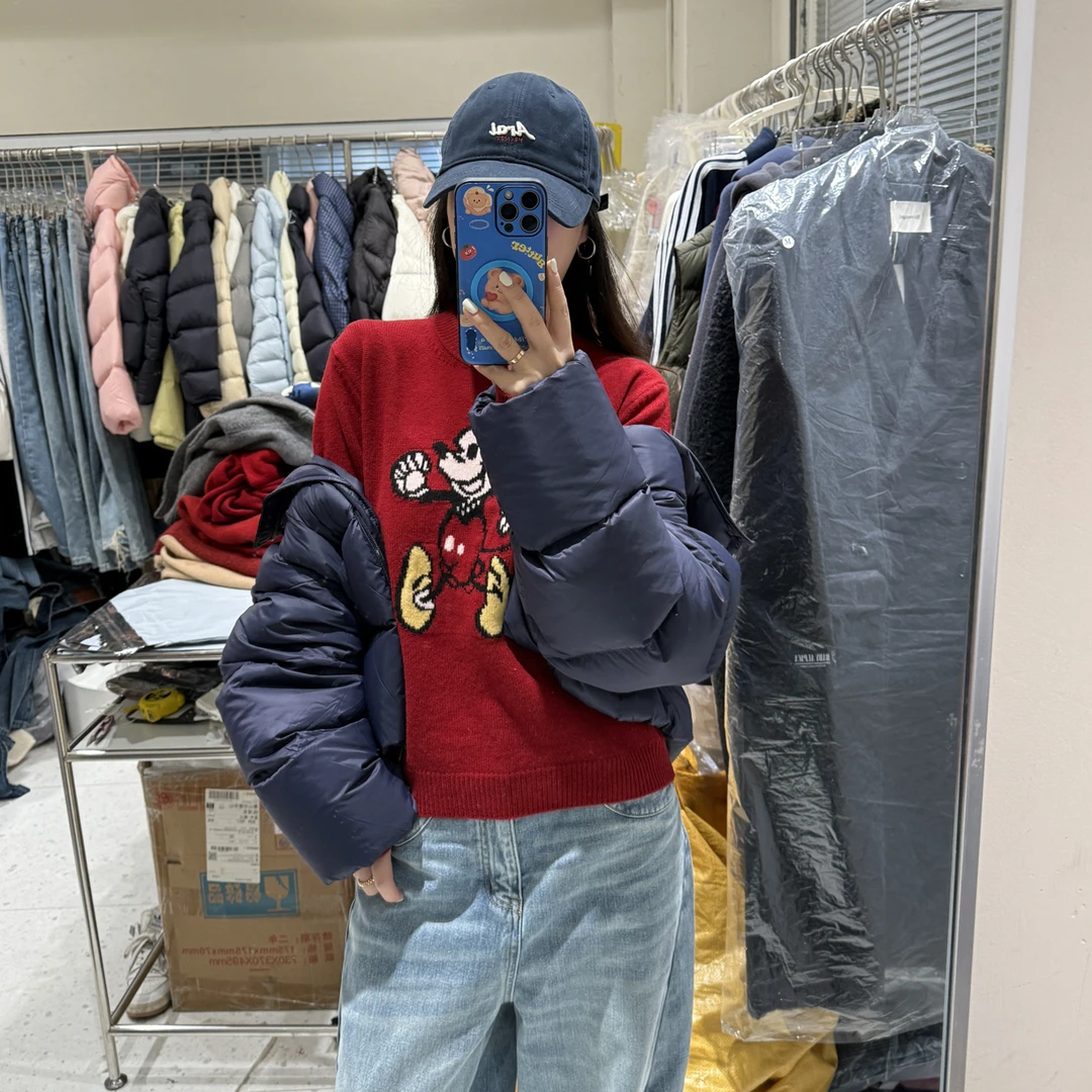 【琦琦】定制款卡通圆领套头毛衣